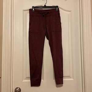 Purple Aerie Warmup Drawcord Leggings